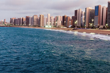 Obraz premium city on the beach