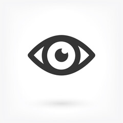 Eye Vector icon . Lorem Ipsum Illustration design