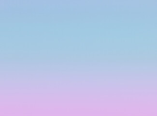 Blue sunrise sky gradient background. Light pale blue and violet sky texture, nature skyline empty poster