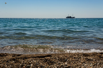 boat on the sea