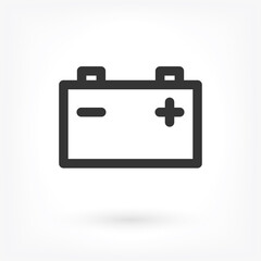 Battery Vector icon . Lorem Ipsum Illustration design
