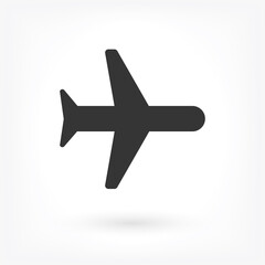 Obraz premium Aircraft Vector icon . Lorem Ipsum Illustration design