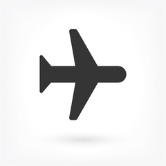 Obraz premium Aircraft Vector icon . Lorem Ipsum Illustration design