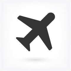 Obraz premium Aircraft Vector icon . Lorem Ipsum Illustration design