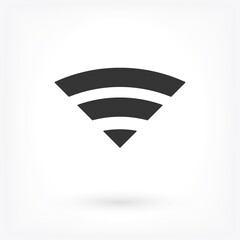 Wi-Fi Vector icon . Lorem Ipsum Illustration design