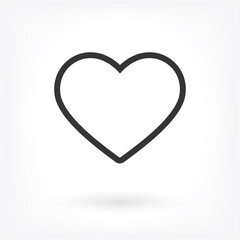 heart Vector icon . Lorem Ipsum Illustration design