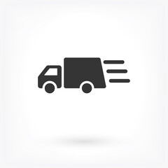 Truck icon Vector icon . Lorem Ipsum Illustration design