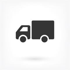 Truck icon Vector icon . Lorem Ipsum Illustration design