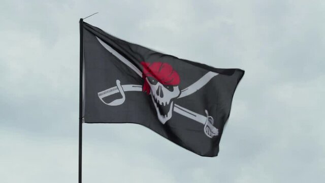 Jolly Roger pirate's flag