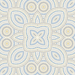 Elegant portugese azulejo tile seamless rapport. Ethnic geometric vector patchwork. Tapis print design. Traditional lisbon azulejo tilework perpetual pattern. Wall decoration template.