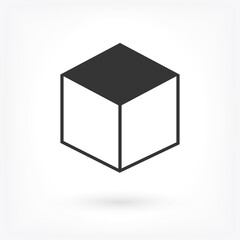 cube Vector icon . Lorem Ipsum Illustration design