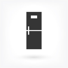 Refrigerator Vector icon . Lorem Ipsum Illustration design