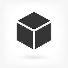 cube Vector icon . Lorem Ipsum Illustration design
