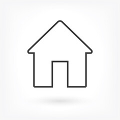 Home Vector icon . Lorem Ipsum Illustration design