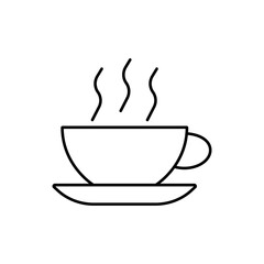 Coffee americano icon element of coffe icon for mobile concept and web apps. Thin line coffee americano icon can be used for web and mobile. Premium icon on white background