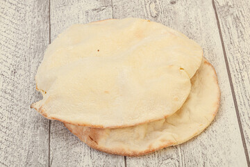 Traditional Pita bread for snack