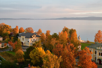 Naklejka premium Petrozavodsk top view