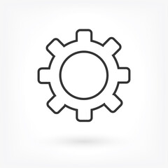 Setting icon vector . Lorem Ipsum Illustration design