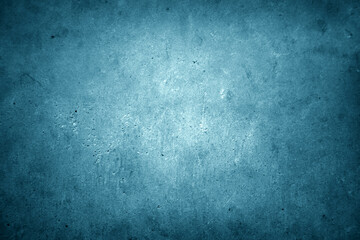 Obraz na płótnie Canvas Blue textured concrete wall background