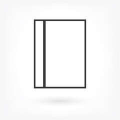 line book Icon . Lorem Ipsum Illustration design