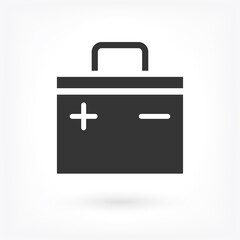 vector icon battery . Lorem Ipsum Illustration design