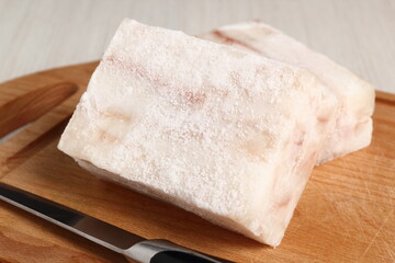 Frozen Fish Fillet Block, Alaska Pollock.