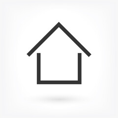 Home Vector icon . Lorem Ipsum Illustration design