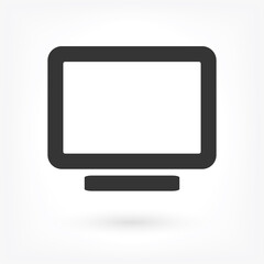 Vector icon laptop  . Lorem Ipsum Illustration design