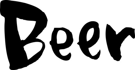 Calligraphy　Beer