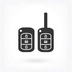 Vector icon car key 10 EPS . Lorem Ipsum Illustration design