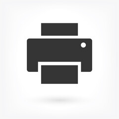 Vector icon Printer 10 EPS . Lorem Ipsum Illustration design