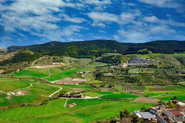 Obraz premium Landscape on the countryside Sambuca Agrigento Sicily Italy