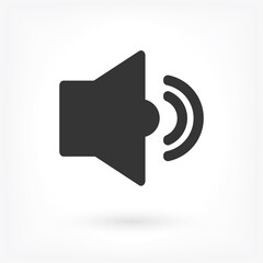 Vector icon loudspeaker 10 EPS . Lorem Ipsum Illustration design