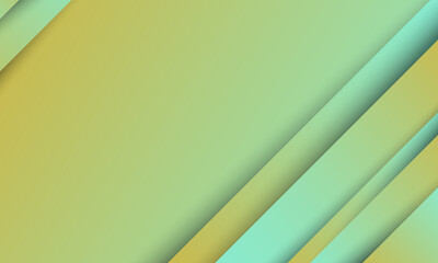 Light blue and yellow background with abstract diagonal stripes gradient shape with shadow.