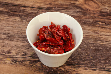 Dried tomato with olive oil