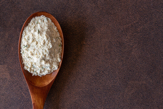 Ranch Seasoning On A Wood Spoon