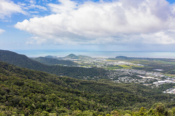 Fototapeta na wymiar A City between Forest and Ocean - Cairns, Australia