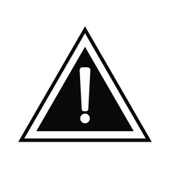 Warning icon vector modern design in trendy style for web site and mobile app.