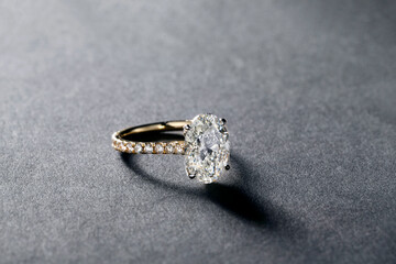 Oval Diamond Ring