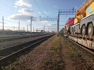 Obraz premium train on station