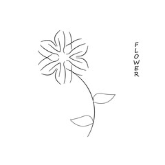 Branches with magnolia flowers on a white background. Floral vector background with space for text.