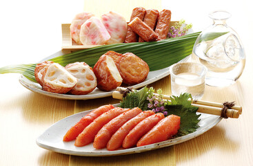 さつま揚げと明太子