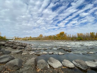 river and sky