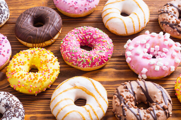 Beauty assorted donuts