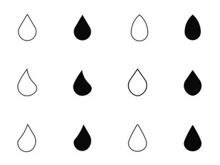 Water drop Logo Template vector illustration design. eps 10
