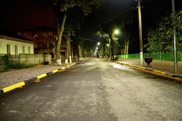 photo of the night street