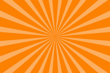 Yellow-orange sunshine colorful vector background. Abstract orange wallpaper for banner, ad, social media and template. Stock vector illustration.