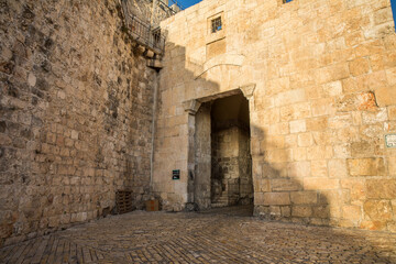 Fototapeta na wymiar Zion's Gate in Jerusalem, Israel