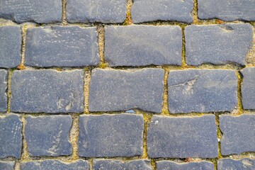 Paving stones on red square in Russia