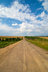 road in the countryside